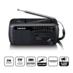 Lenco draagbare opwindbare noodradio zaklamp en powerbank in één - Afbeelding 5