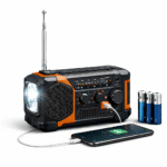 Noodradio met powerbank