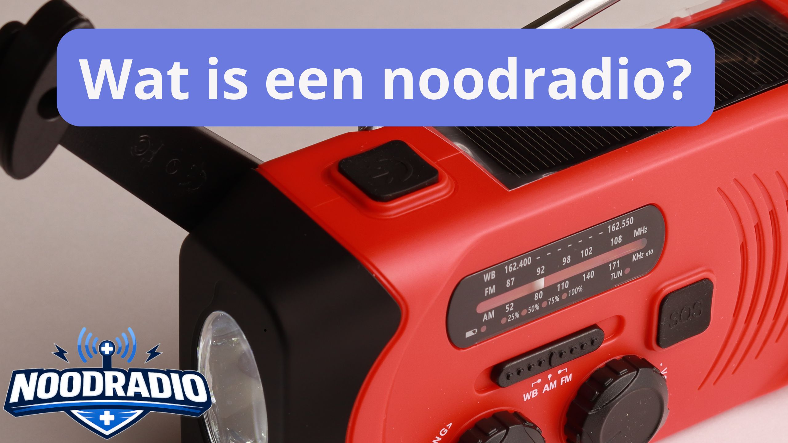 Wat is een noodradio