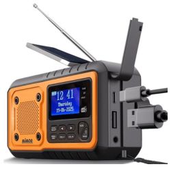 Nince Noodradio DAB+ Solar Opwindbaar